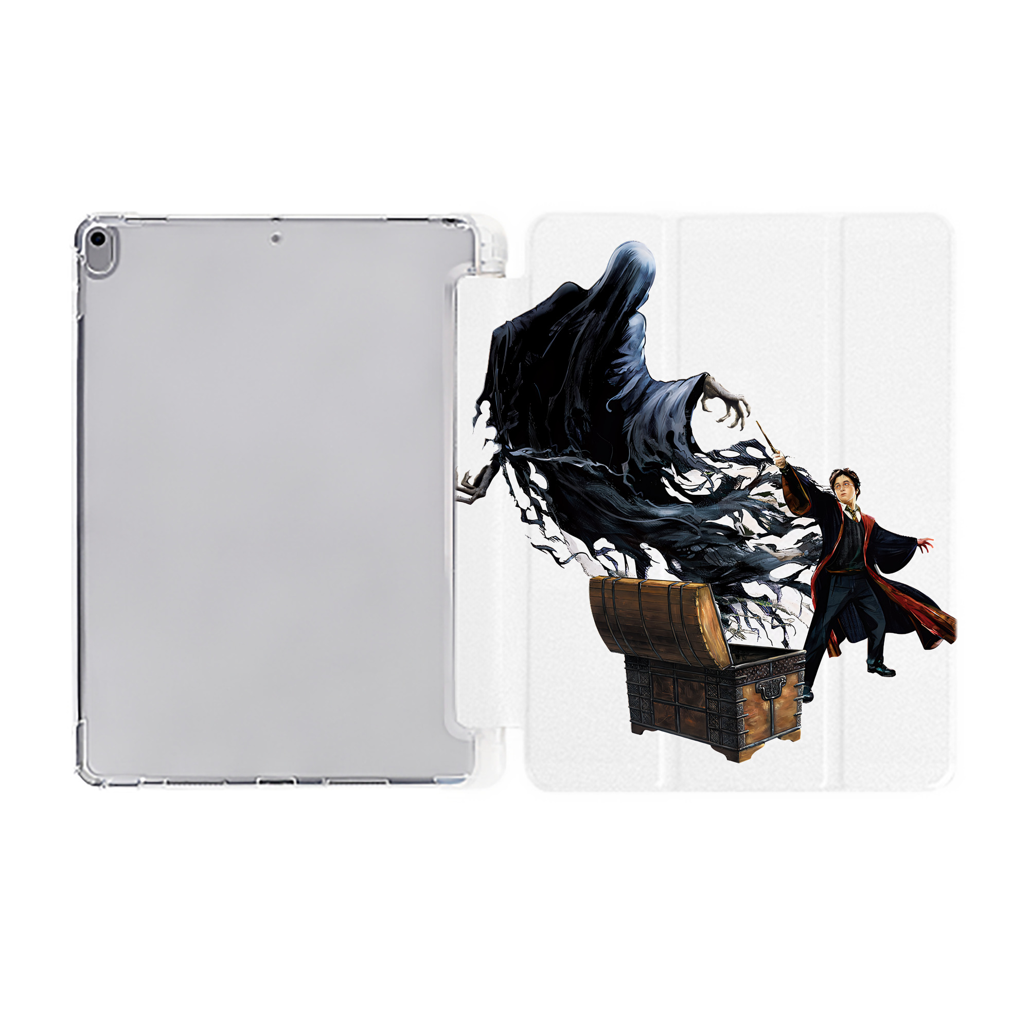 （画像用） Harry Potter ハリー・ポッターシリーズ IPad ケース ペン収納付き 三つ折りスタンド PUレザー×シリコン 対応機種9.5/10.5/10.9インチ